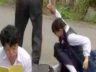 Nipponese Schoolgirl's XXX Porn Adventure with Tokyo Teacher during Nature Trip